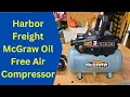 Harbor Freight McGraw 3 Gallon Oil Free Air Compressor