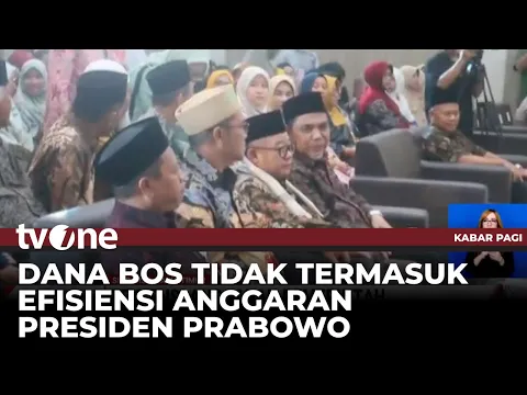Mendikdasmen Pastikan Dana BOS Tak Masuk Efisiensi Anggaran