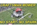 Craftsman Briggs lawn mower repair no spark