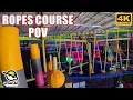 Ropes Course POV 4K 60FPS Urban Air Adventure Park Waterbury CT Non-Copyright