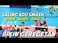 SALING ADU SMASH...!!! Indonesia Vs Thailand | Asian Games 2018