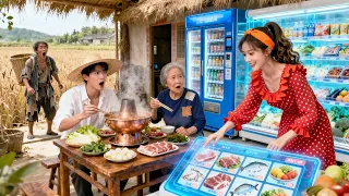 فتاة مسكينة سافرت إلى زمن المجاعة ولم تصدق أنها تملك نظام ثروة جعل عائلتها تغتني وتزدهر 