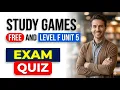 Free and Study Games about Level F Unit 5 Exam Qu