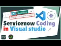 How to edit ServiceNow code in Visual Studio VS Code - SN ScriptSync