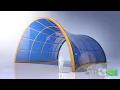 Rhino Grasshopper Architectural Space-frame with Connections