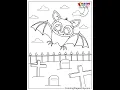 Free Printable Halloween Bats Coloring Pages