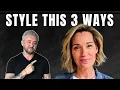3 TRENDING BOB HAIRSTYLES on ONE BOB Haircut NEXT DAY HAIR With MAKEUP LOOKS FOR EACH