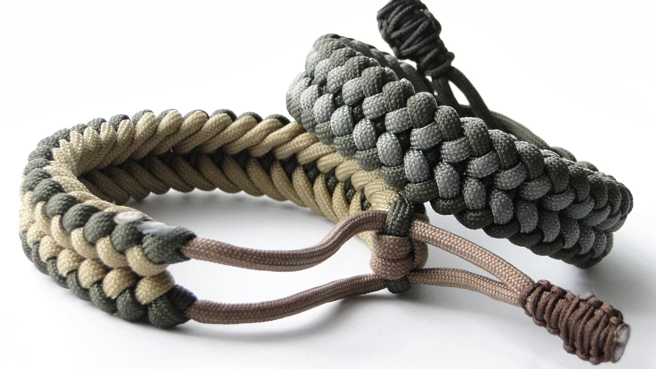 DIY-Top 3 Easiest Paracord Neck-Knife-Keychain Lanyard - Cobra-Snake-Fishtail Knot – CBYS