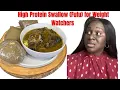 High-Protein Lentils Fufu | Healthy Fufu Alternative for Weight Loss \u0026 Gut Health 
