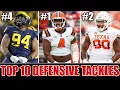 Top 10 DEFENSIVE TACKLES in the 2024 NFL Draft Final Rankings