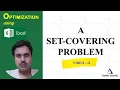 11 Set Covering Problem Optimization using Excel