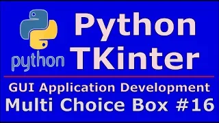 16 Python Tkinter Multi Choice Box