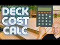 Deck Cost Calculator Free tool to estimate materials