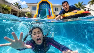 ERA SÓ PRA SER UMA FESTA NA PISCINA MAS O PIOR ACONTECEU! -- ELA SE AFOGOU