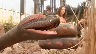 anaconda 1997 movie behind the scenes making of real shooting location jennifer lopez