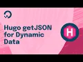 Hugo getJSON for Dynamic Data