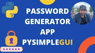 Python Password Generator App PySimpleGUI Beginner project