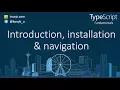TypeScript tutorial Introduction installation project navigation