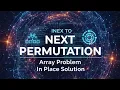 Next Permutation Leetcode Medium O N Solution Explained