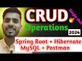 Spring Boot CRUD Operations Eclipse IDE Postman MySQL