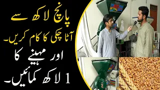Atta Chakki Business in 5 lac Flour Chakki Business in Pakistan earn 1 lac per month
