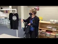 Hanging Shirts at Cintas