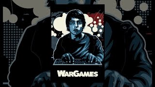 Matthew Broderick and Ally Sheedy staring at a computer screen, playing the WarGames game.