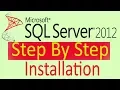 Install SQL Server 2012 step by step