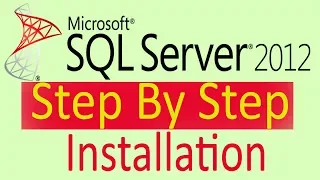 Install SQL Server 2012 step by step