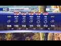 Extreme Heat Warnings across the whole week