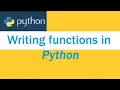 Tutorial 6 Writing functions in Python SCOPE of variable within of a function Nested Function