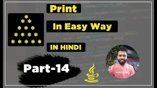 - Print triangle using for loop in Java In Hindi by codeWriter