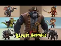 Download Lagu Pirates Safari Animal Sounds Song | Nursery Rhyme for Kids - Learn Animal Names and Sounds