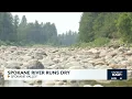 Spokane River runs dry