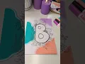 Boho floral letter art B