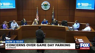 Concerns over game day parking voiced at Clemson City Council
