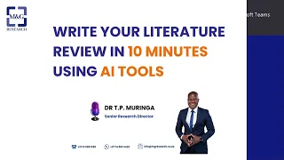 Write your Literature Review in 10 minutes using AI tools
