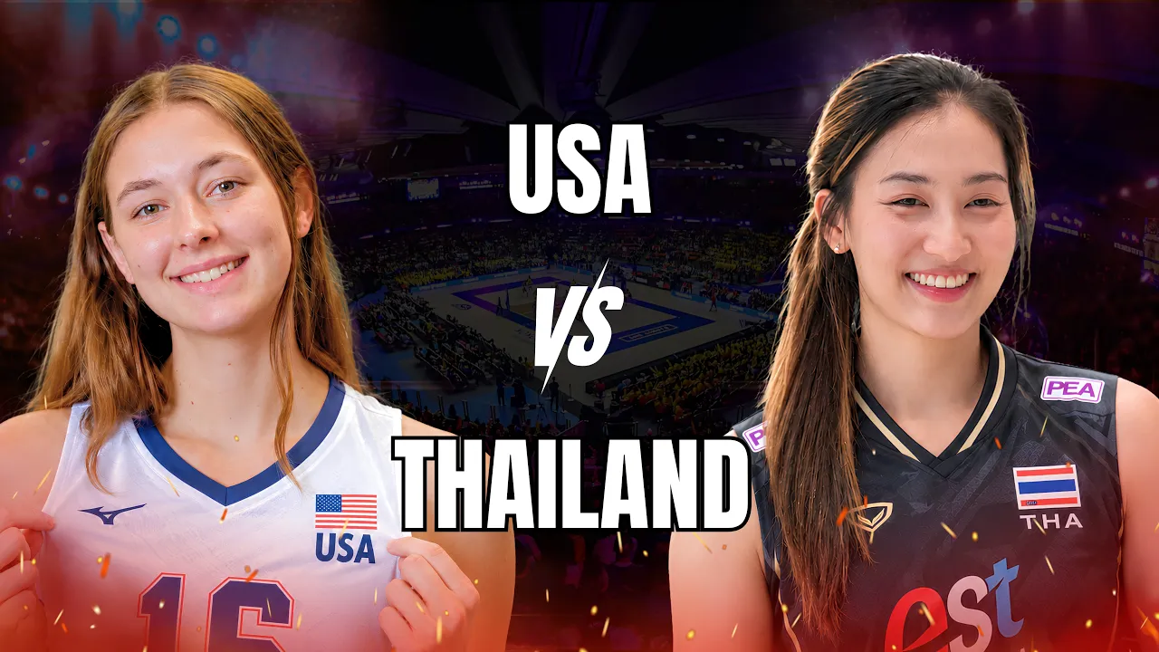You Won’t Believe This 🤯 USA 🇺🇲 vs 🇹🇭 Thailand | Volleyball Women
