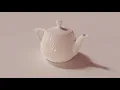 GLSL Path Tracer Rendering a Utah Teapot