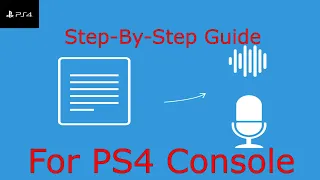 A Step By Step Guide On How To Enable Text To Speech TTS On PS4 