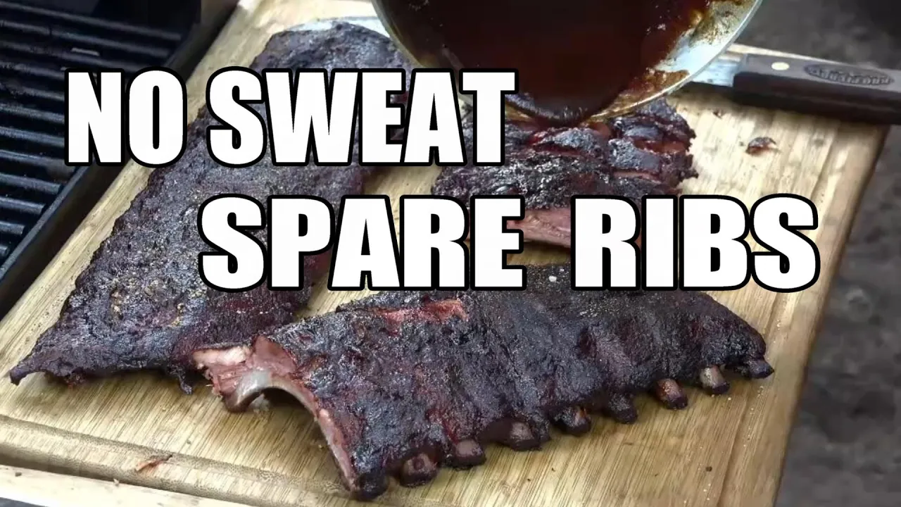 Spare Ribs smoked real easy at the Pit   Recipe   BBQ Pit Boys