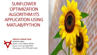 SUNFLOWER OPTIMIZATION ALGORITHM ITS APPLICATION USING MATLAB-PYTHON