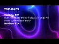 Memorizer Song Matthew 4 19 NKJV