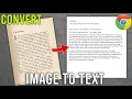 How to Convert Image into a Text -