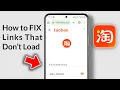 How to Open Taobao Product Links That Don t Load in the Taobao App