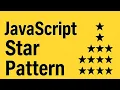 Learn how to create star pattern programs using JavaScript