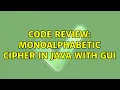 Code Review Monoalphabetic Cipher in Java With GUI