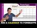 Create a Smart Calendar in Power Apps - Basic month calendar Part