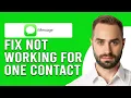 How To Fix iMessage Not Working For One Contact Troubleshoot iMessage Not Working For One Contact