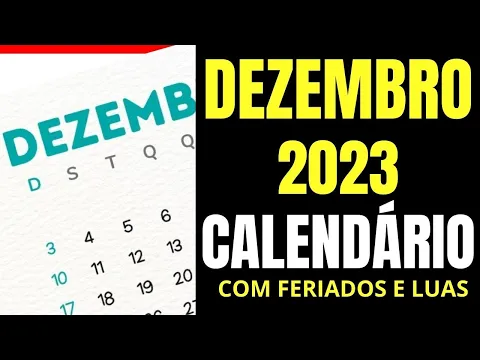 Download MP3 CALENDÁRIO DE DEZEMBRO DE 2023 COM FERIADOS NACIONAIS